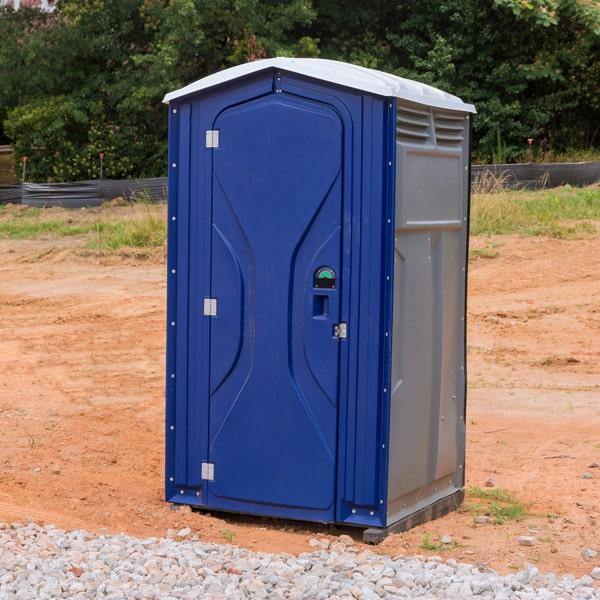 many companies offering short-term portable toilet rentals offer customization options for the outside appearance of the units